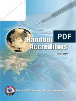 APACC Handbook For Accreditors 2019