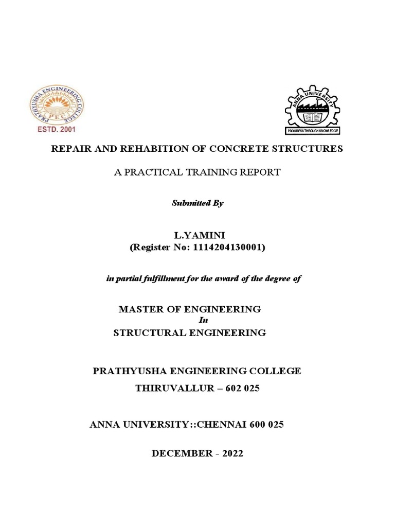 Repair and Rehabilitation of Concrete Structures | PDF | Concrete ...