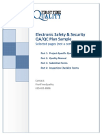 1065 Electronic Safety Security Comprehensive Quality Plan Sample