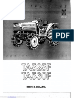 Iseki TA525F, TA530F Operation and Maintenanc Manual