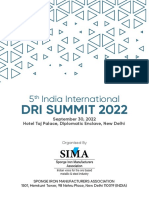SIMA DRI Summit 2022 Information Brochure