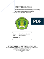 Format Penilaian Sikap Dan Tindakan Herliza Tamara