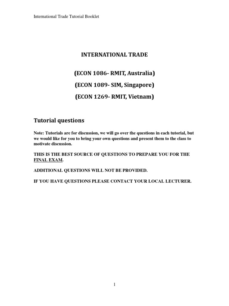 CHAPTER 17 INTERNATIONAL TRADE ANSWER KEY visual data 7