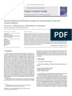 Progress in Organic Coatings: Corrosion Protective Performance Studies of Coating Systems in Soda Ash Chemical Industry