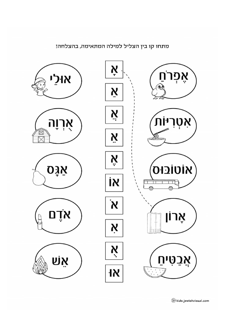 דף עבודה ניקוד - א ב ג ד | PDF