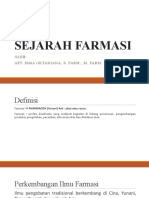 Pertemuan 1 Sejarah Farmasi