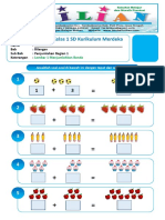 Soal Kurikulum Merdeka Kelas 1 SD Bab Bilangan Sub Bab 4 Penjumlahan Bagian 1