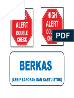 Stiker High Alert