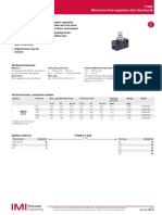 T1000 Block Form Flow Regulators (Uni Directional) : Medium: Operating Pressure: Ambient/Media Temperature: Materials
