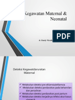 HW-Deteksi Kegawatan Maternal & Neonatal