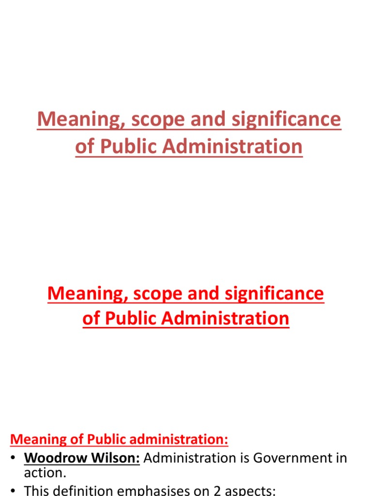 Understanding Public Administration | PDF | Public Administration | Science