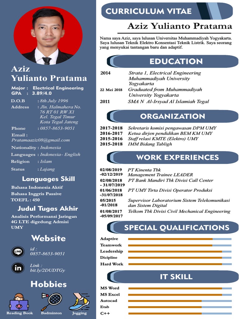 CV Aziz Yulianto Pratama | PDF