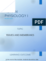HP I P2 Tissues and Membranes