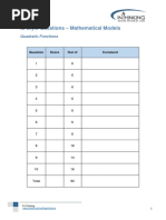 Batch of 10 - Quadratic Functions