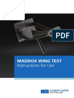 Maddox Wing Test IFU