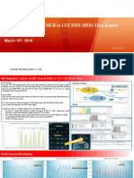 Uplink Traffic Based MLB To LTE FDD (BSR) Trial Report 9 March 2018