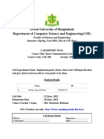 Green University of Bangladesh Department of Computer Science and Engineering (CSE)