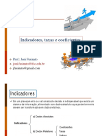 Aula 2 - Indicadores, Taxas e Coeficientes