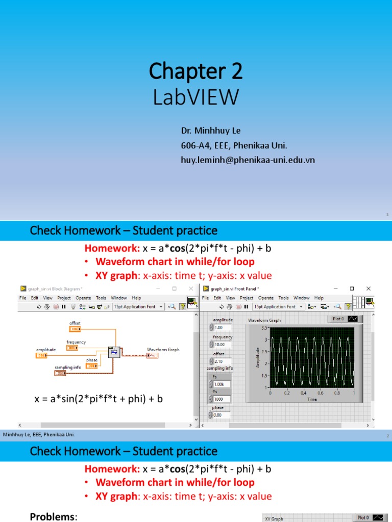 LabVIEW Homework and Data Handling Guide | PDF | Computer File | String ...