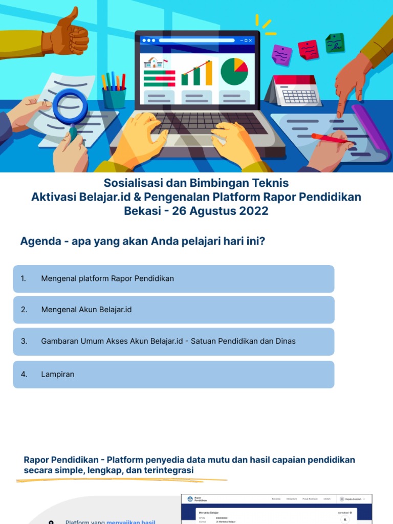 Materi Aktivasi Belajar - Id & Pengenalan Platform Rapor Pendidikan | PDF