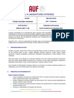 ACGL - appel à candidature Chargé.e de projets numérique - interne 2022