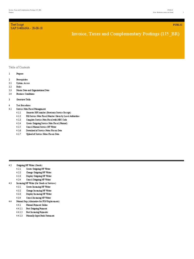 1J5 S4hana1809 BPD en BR | PDF | Accounts Payable | Invoice