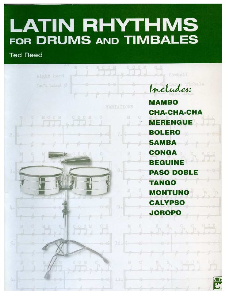 Alfred Latin Rhythms For Drums and Timbales Ted Reedpdf Compress PDF