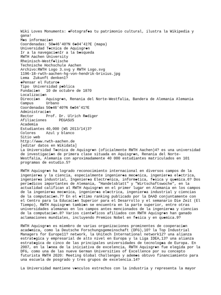 La historia y desarrollo de la Universidad Técnica de Aquisgrán, una de