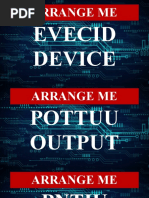 Input and Output Devices