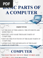 Basic Parts of A Computer