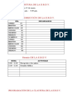 Programacion para La Ebdv