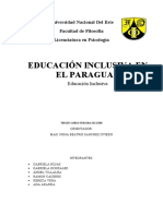 Grupo 7 Educacion Inclusiva en El Py
