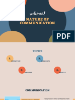 Nature ELements Process of Communication