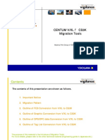 CENTUM V/XL to CS3K Migration Tools