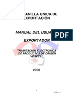 Manual - Del - Usuario - Exportador - Producto - Vegetal SENAVE