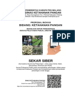Proposal SINOVIK 2020 DKP Kab Malang SEKAR SIBER