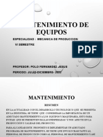 1 - Mantenimiento de Equipos