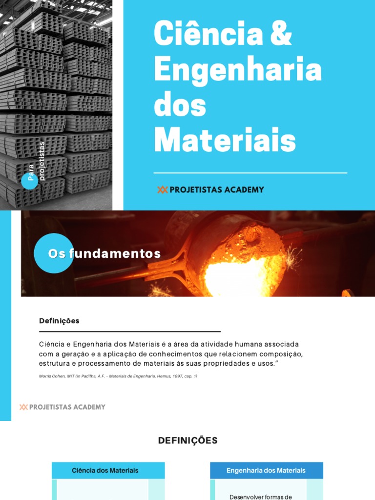 Fundamentos da Ciência dos Materiais | PDF | Ciência de Materiais ...