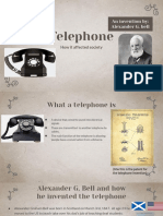 The Invention of The Telephone - Alexander G. Bell