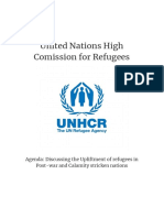 UNHCR Refugee Upliftment