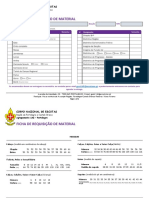 Requisição Fardamento DMF