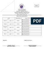 MONTHLY REPORT August Leobi