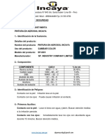 Msds-Pinturas Aerosol Incaya