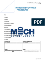 CM-SIG-PRO-008 CONCRETO PREPARADO EN OBRA Y PREMEZCLADO Rev. 001