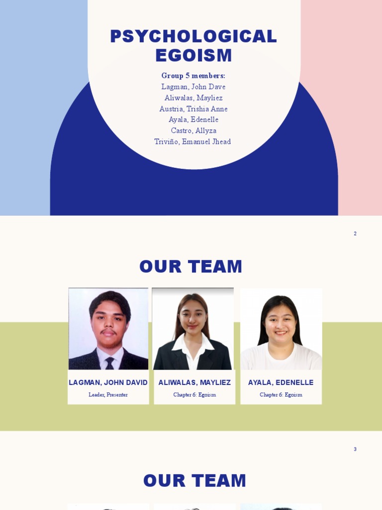 Psychological Egoism Group 5 Pdf Psychological Egoism Metaphysics