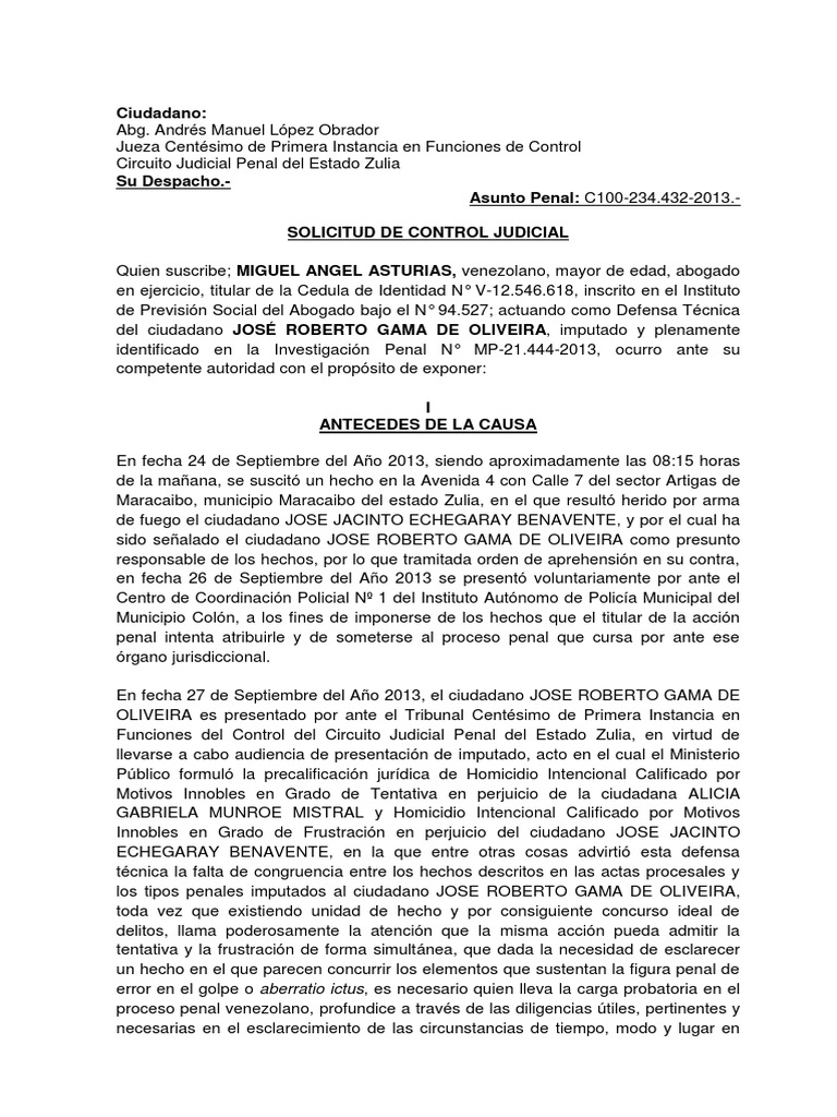 Control Judicial. | PDF | Debido al proceso | Procedimiento Criminal