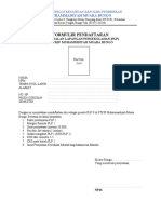 FORMULIR PENDAFTARAN PLP II STKIP MUHAMMADIYAH