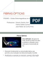 Evolução e aplicações das fibras ópticas