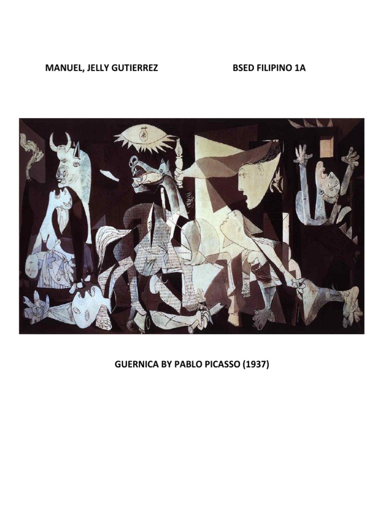 A and H Analyze PDF Pablo Picasso Paintings