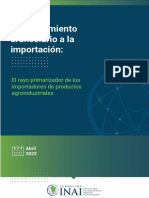 Bolsa de Cereales Abril 2022 Escalonamiento Arancelario